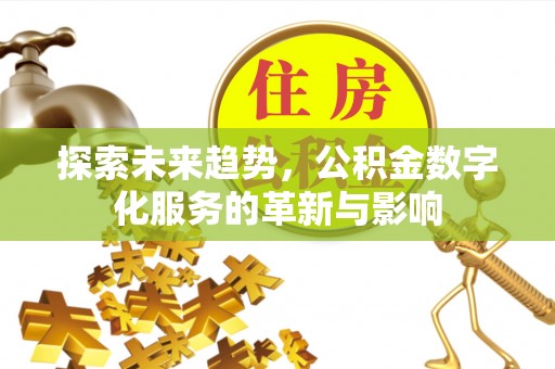 嵩明探索未来趋势，公积金数字化服务的革新与影响