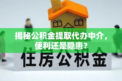 嵩明揭秘公积金提取代办中介，便利还是隐患？
