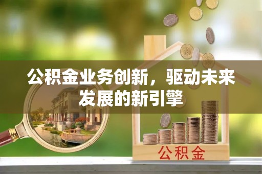 嵩明公积金业务创新，驱动未来发展的新引擎