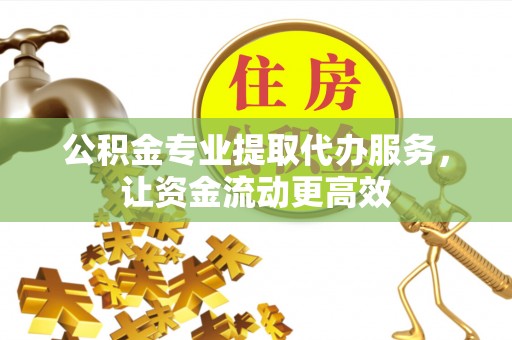 嵩明公积金专业提取代办服务，让资金流动更高效