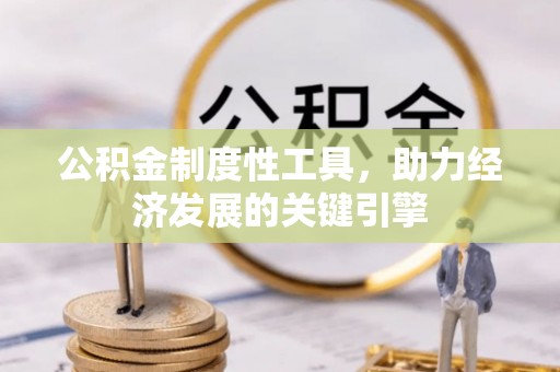 嵩明公积金制度性工具，助力经济发展的关键引擎