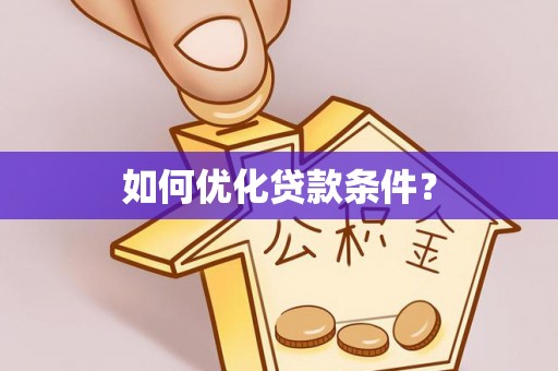 嵩明如何优化贷款条件？