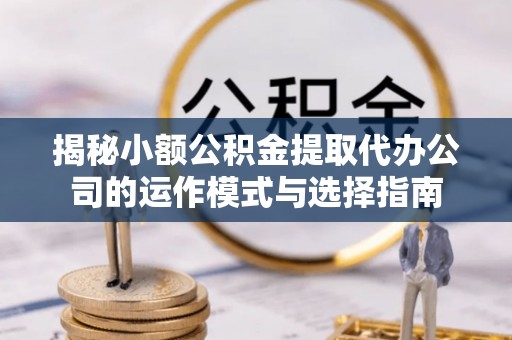 嵩明揭秘小额公积金提取代办公司的运作模式与选择指南