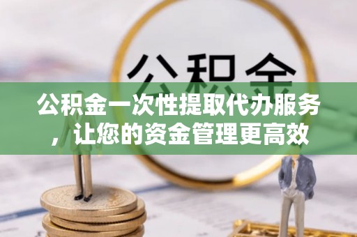 嵩明公积金一次性提取代办服务，让您的资金管理更高效