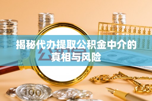 嵩明揭秘代办提取公积金中介的真相与风险