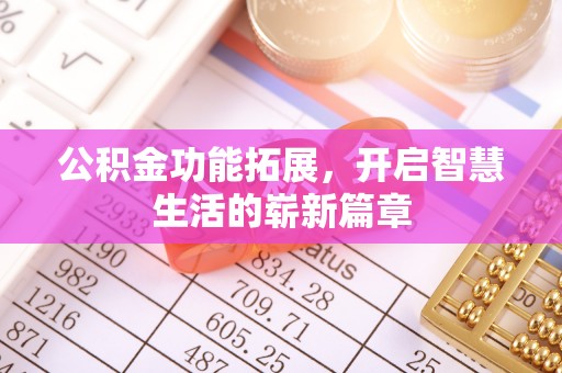 嵩明公积金功能拓展，开启智慧生活的崭新篇章