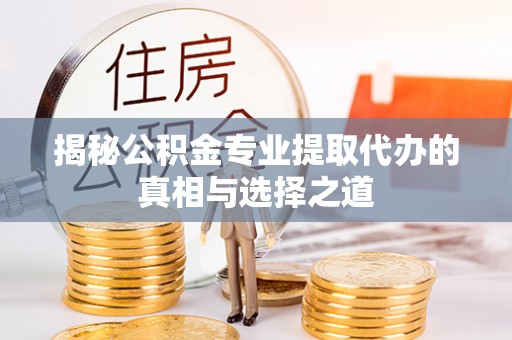 嵩明揭秘公积金专业提取代办的真相与选择之道