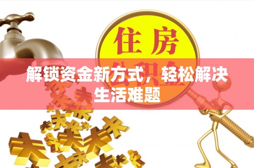 嵩明解锁资金新方式，轻松解决生活难题
