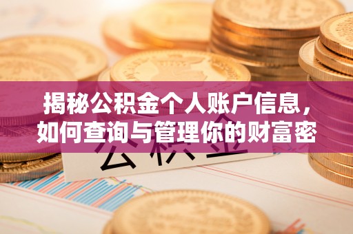 嵩明揭秘公积金个人账户信息，如何查询与管理你的财富密码