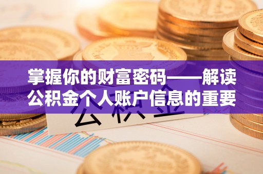 嵩明掌握你的财富密码——解读公积金个人账户信息的重要性