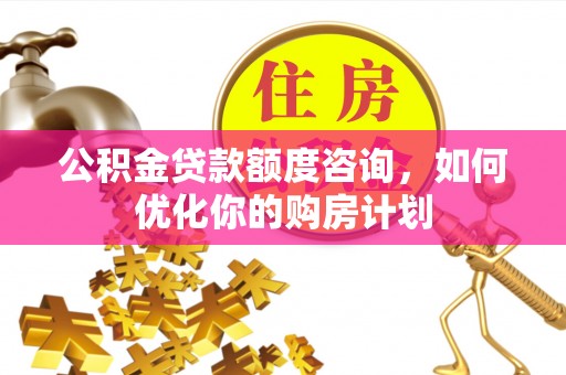 嵩明公积金贷款额度咨询，如何优化你的购房计划