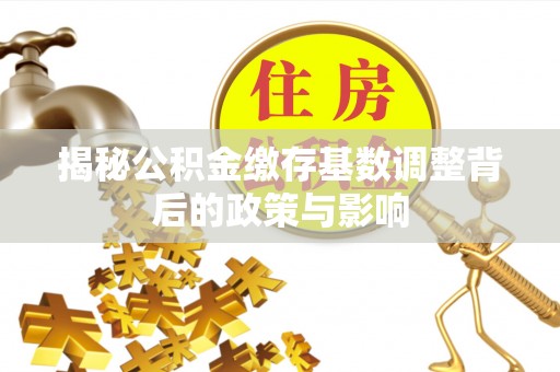 嵩明揭秘公积金缴存基数调整背后的政策与影响