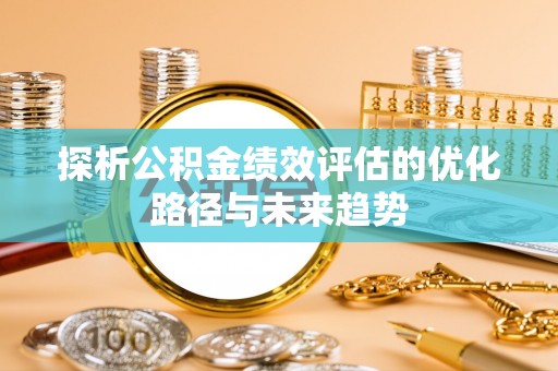 嵩明探析公积金绩效评估的优化路径与未来趋势