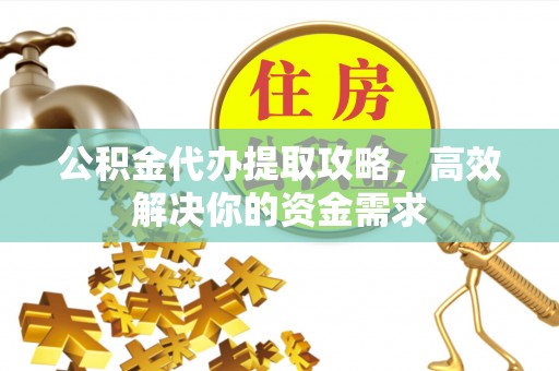 嵩明公积金代办提取攻略，高效解决你的资金需求