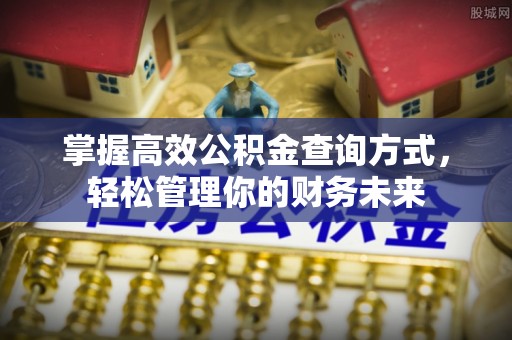 嵩明掌握高效公积金查询方式，轻松管理你的财务未来