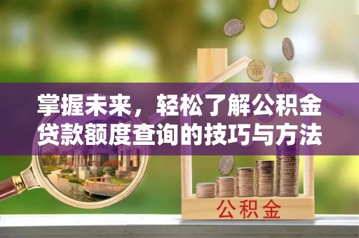 嵩明掌握未来，轻松了解公积金贷款额度查询的技巧与方法
