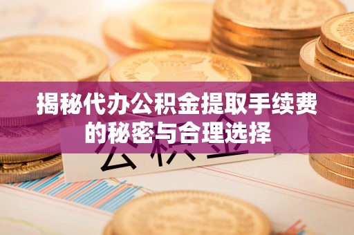 嵩明揭秘代办公积金提取手续费的秘密与合理选择