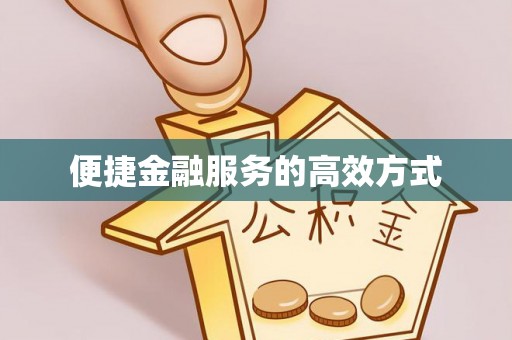 嵩明便捷金融服务的高效方式