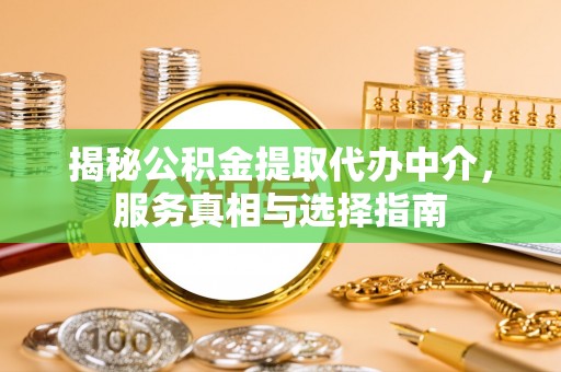 嵩明揭秘公积金提取代办中介，服务真相与选择指南