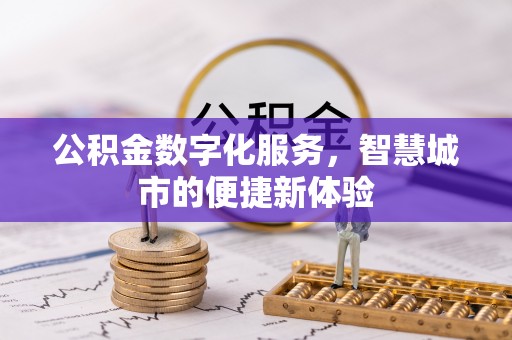 嵩明公积金数字化服务，智慧城市的便捷新体验