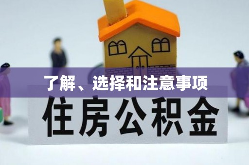 嵩明了解、选择和注意事项